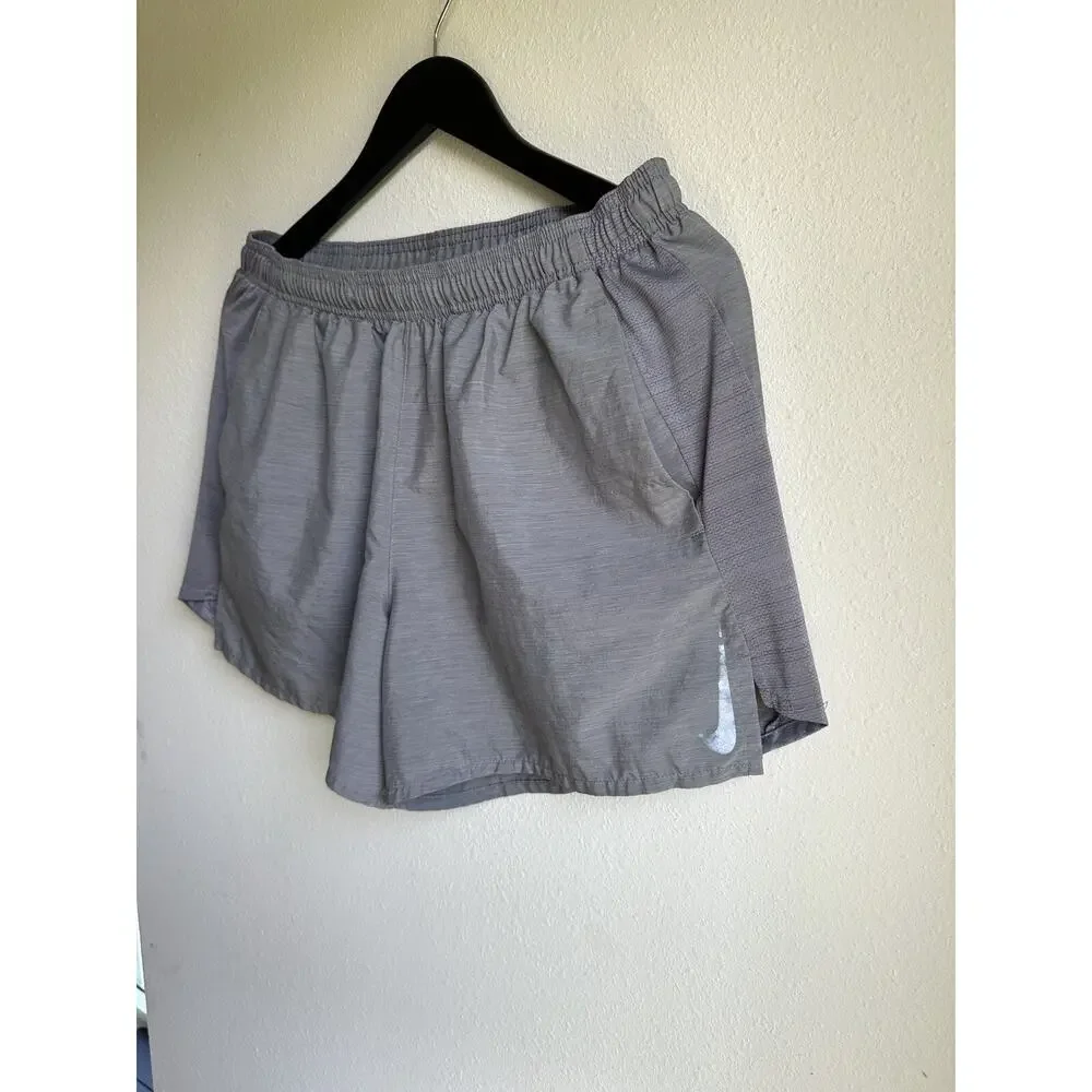 Nike Dri-Fit Women's Gray Medium Athletic Shorts Active Wear Lined
